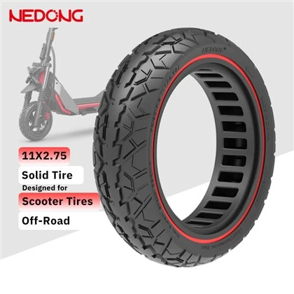 Nedong Airless Honeycomb Rims Ban Padat 11x2.75 untuk Ninebot ZT3